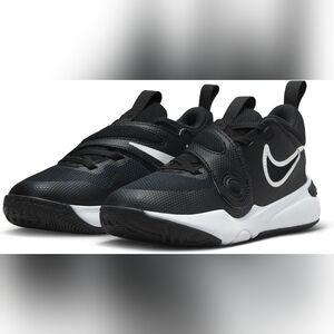 Kids Nike Team Hustle D 11 PS Black/White Size 1